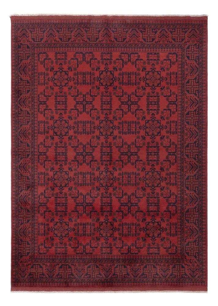 Afghan Teppich - Kunduz - 175 x 240 cm - rot
