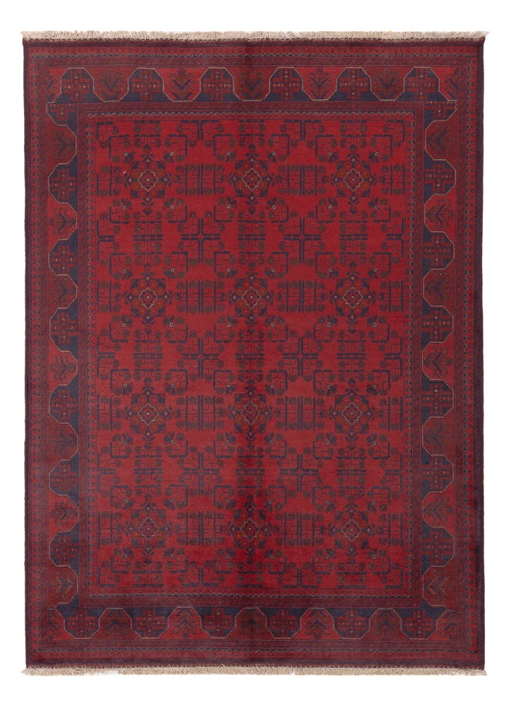 Afghan Teppich - Kunduz - 177 x 229 cm - rot