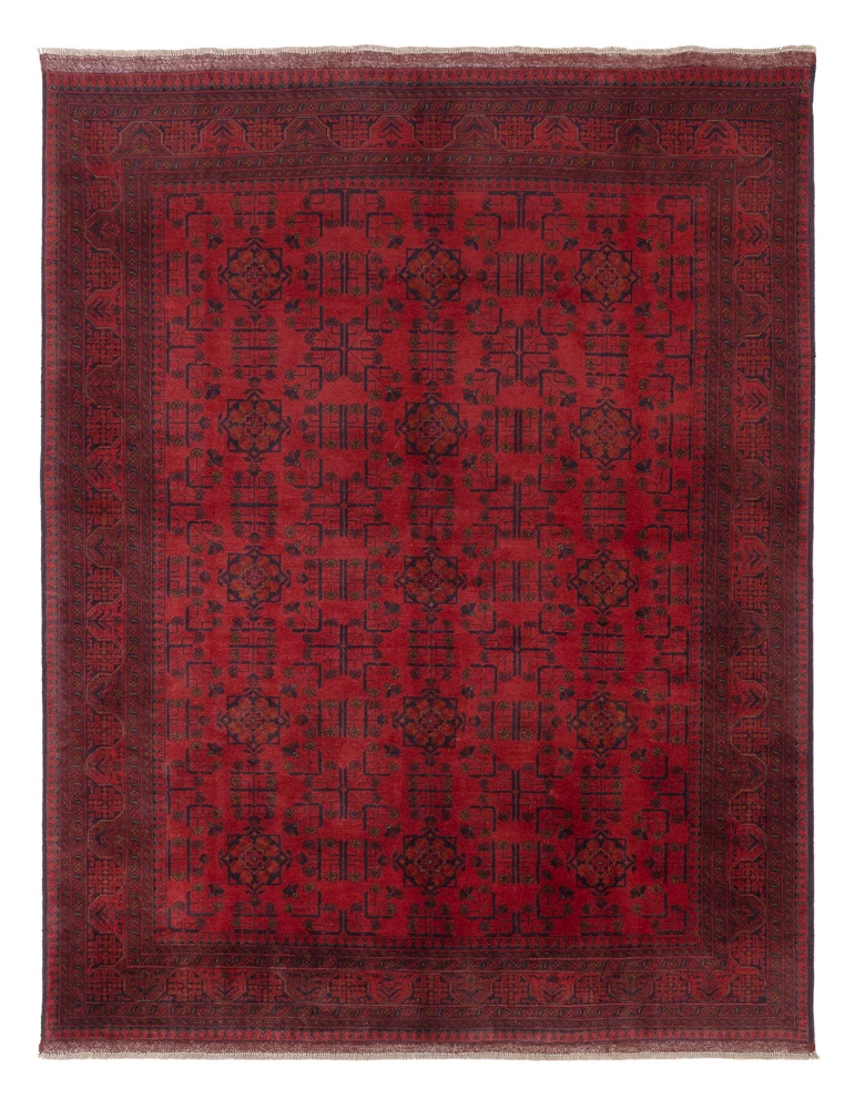 Afghan Teppich - Kunduz - 178 x 225 cm - rot