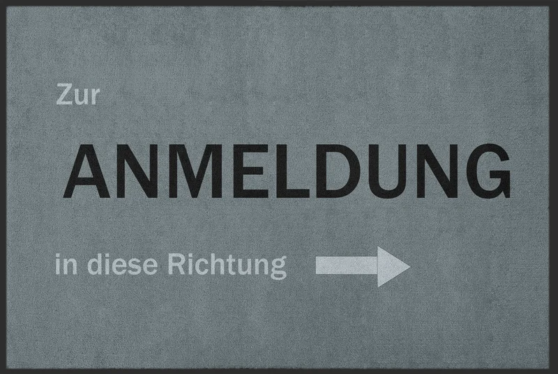 Sauberlaufmatte Anmeldung 10623