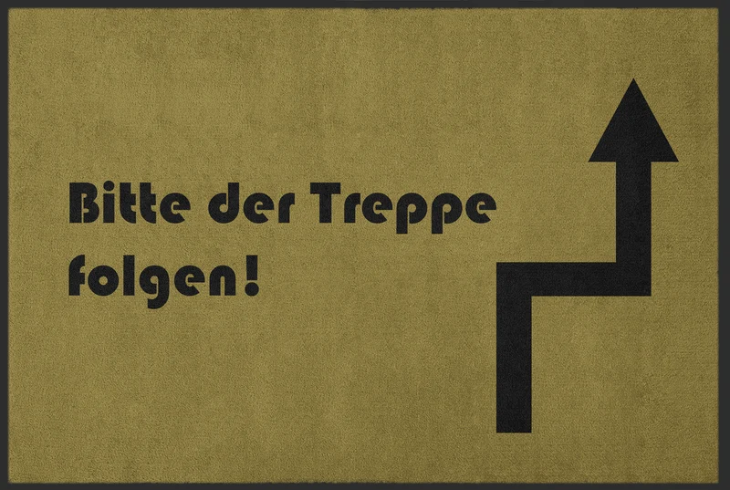 Sauberlaufmatte Bitte der Treppe folgen 10621