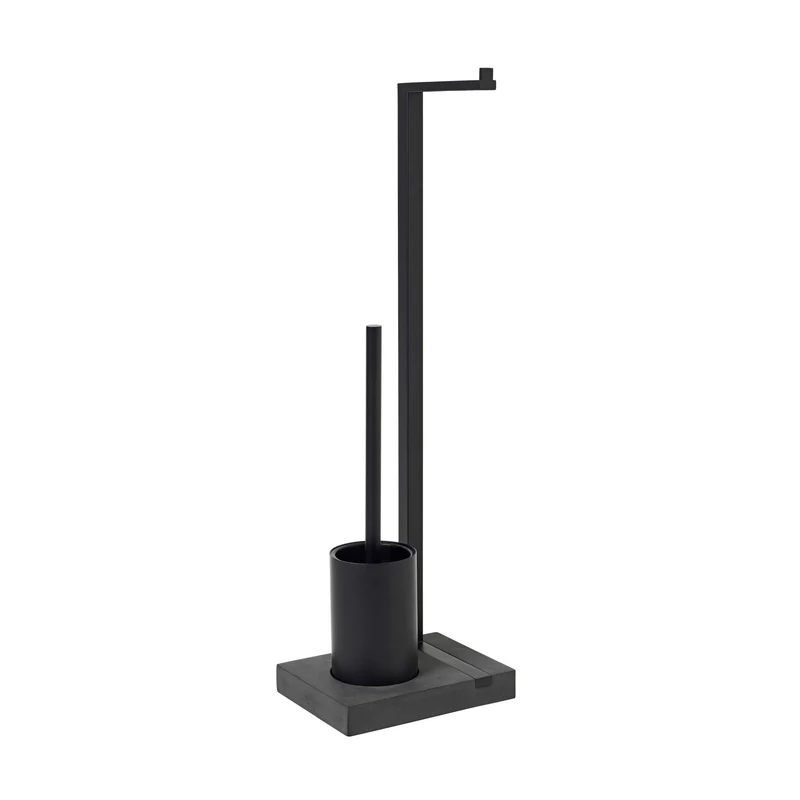MENOTO toiletbutler 1-rol (zwart)