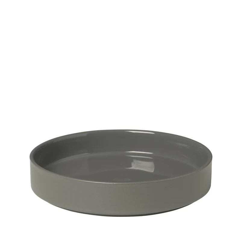 PILAR diep bord 20 cm Pewter (set/4)