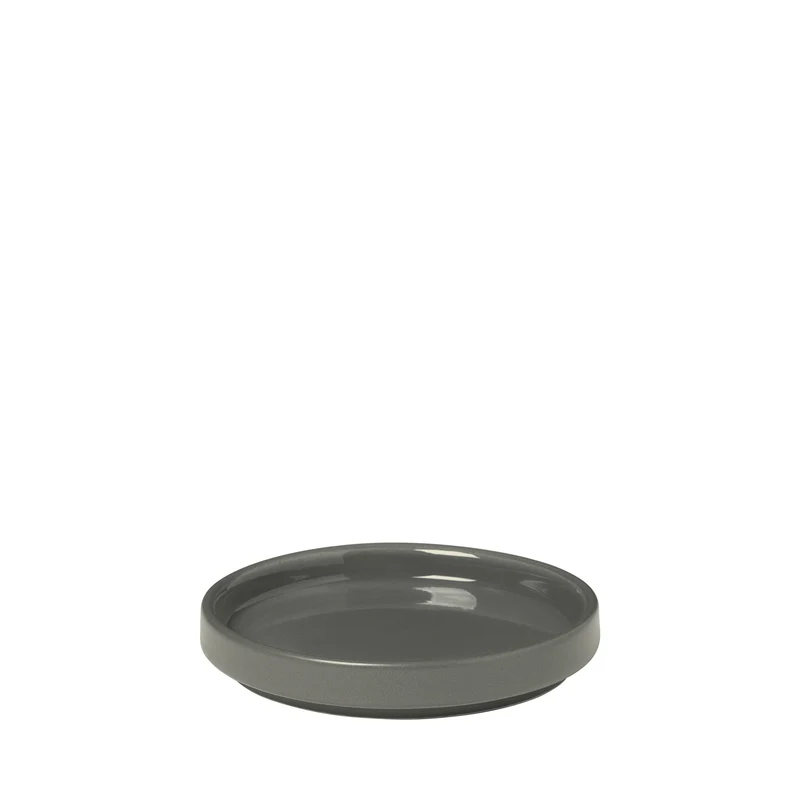 PILAR plat bord 10 cm Pewter (set/4)