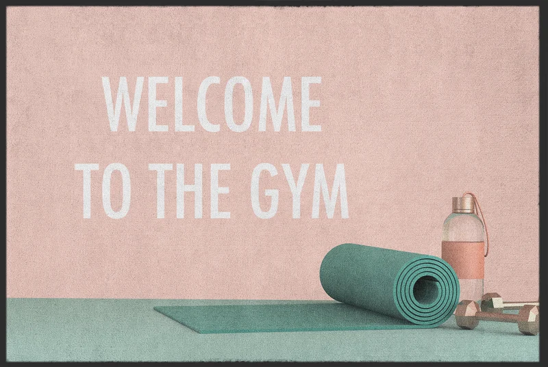 Sauberlaufmatte Welcome to the gym 10517