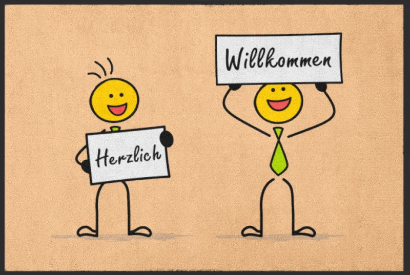 Sauberlaufmatte Herzlich Willkommen 10498