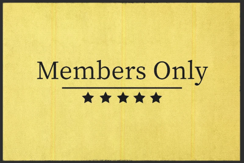 Sauberlaufmatte Members Only 10490