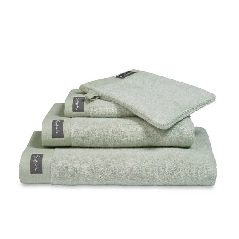 HOME washand Mouliné Smoke Green (set/6)