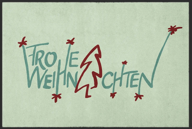 Sauberlaufmatte Frohe Weihnachten 10351