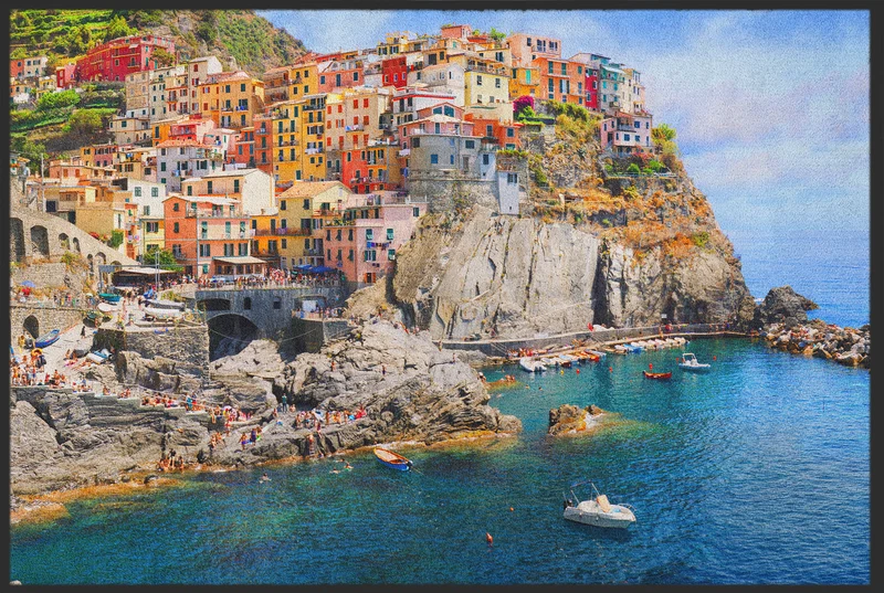 Sauberlaufmatte Cinque Terre Italien 10332
