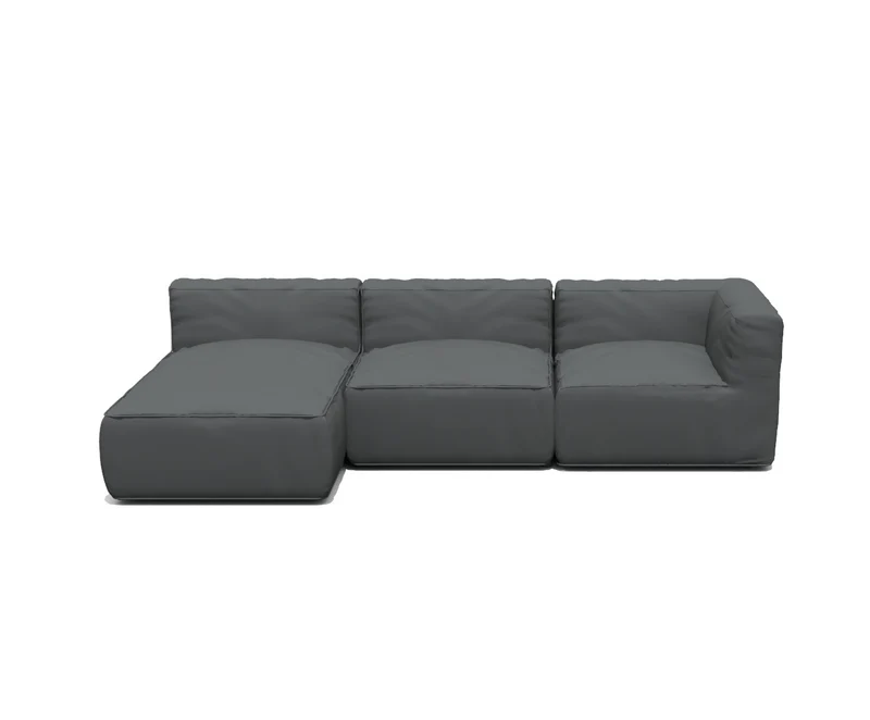 GROW loungebank D1 (Coal)