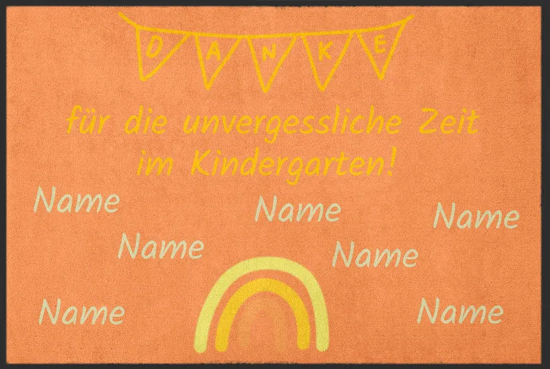 Kindergarten AbschiedsSauberlaufmatte 10218