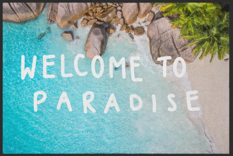 Sauberlaufmatte Welcome To Paradise 10249