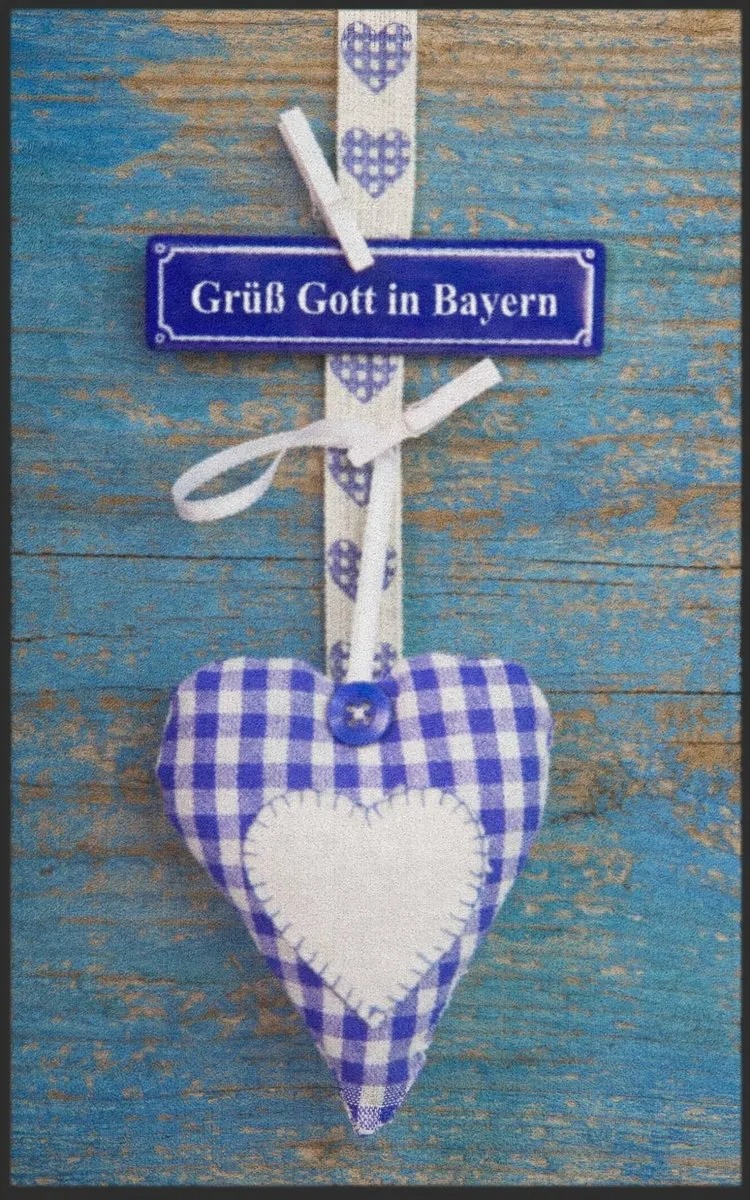 Fussmatte Grüß Gott in Bayern 7006