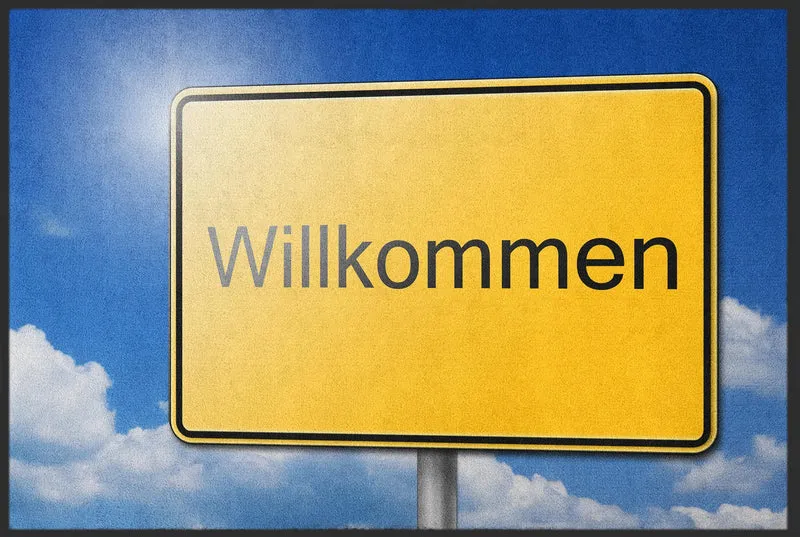 Sauberlaufmatte Willkommen 10049