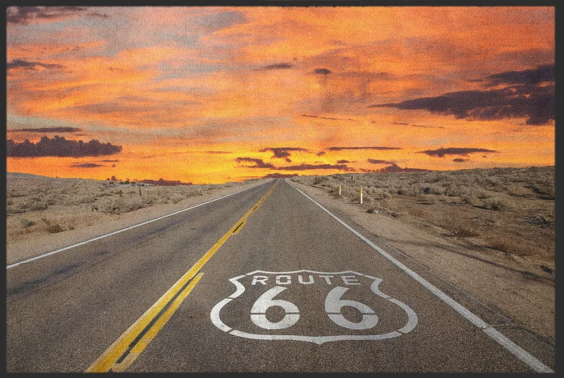Sauberlaufmatte Route 66 10019
