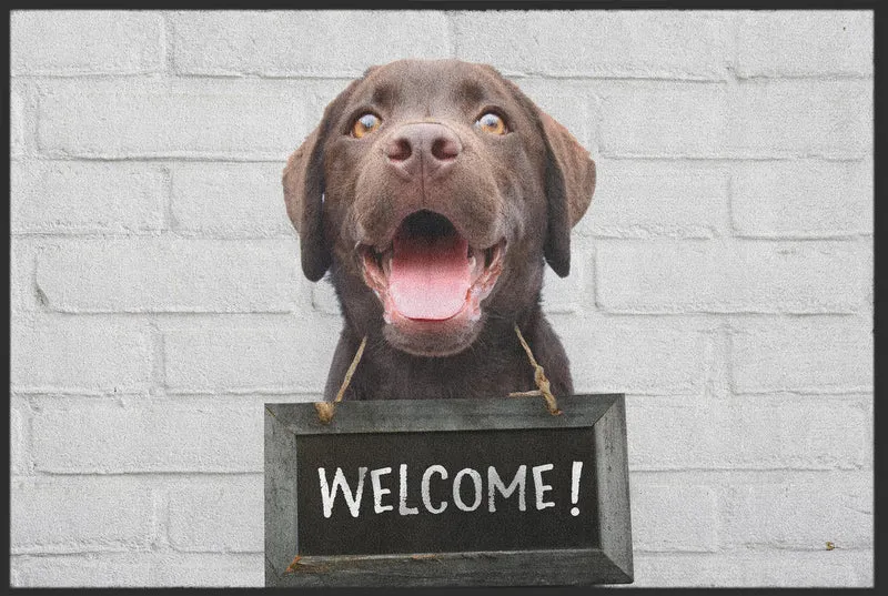Sauberlaufmatte Welcome Hund 10196