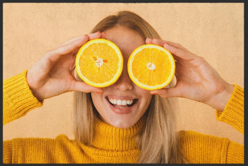 Sauberlaufmatte Orange 10186