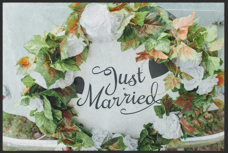 Sauberlaufmatte Just Married 10176