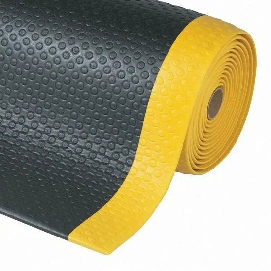 ANTI ERMÜDUNGSMATTE 417 BUBBLE SOF-TRED SCHWARZ/GELB