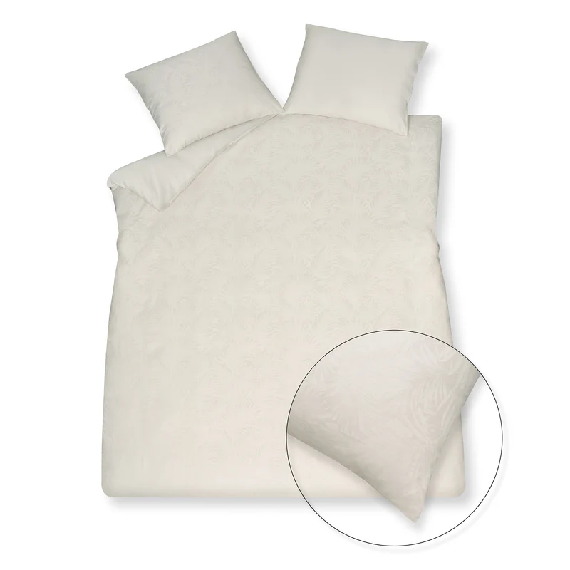 Dekbedovertrek PURITY Florence Cream Tan 200x220 cm (satijnkatoen)