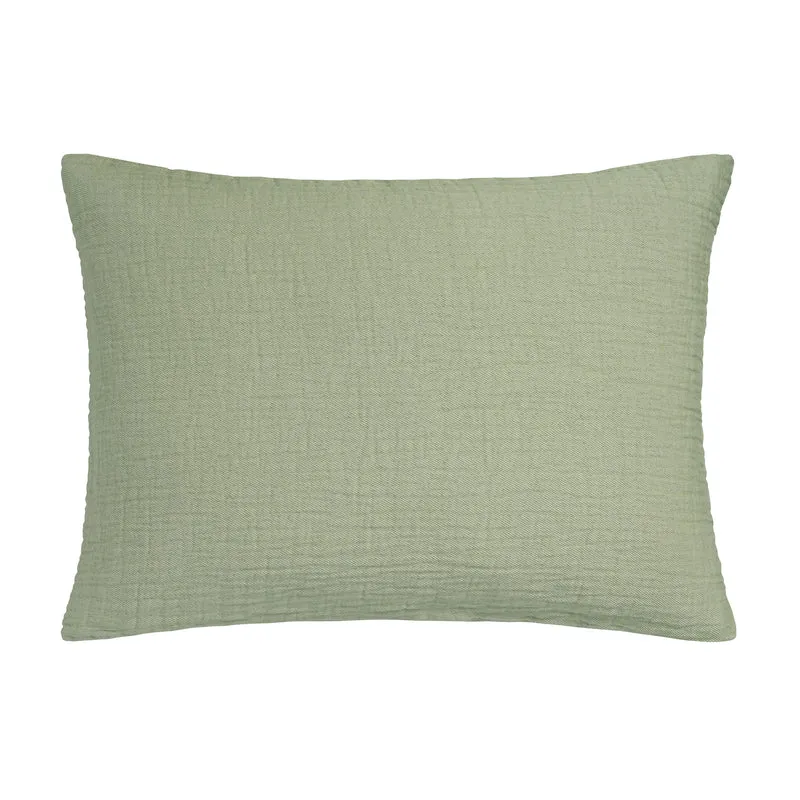 PURE 68 kussensloop Smoke Green 40x55 cm