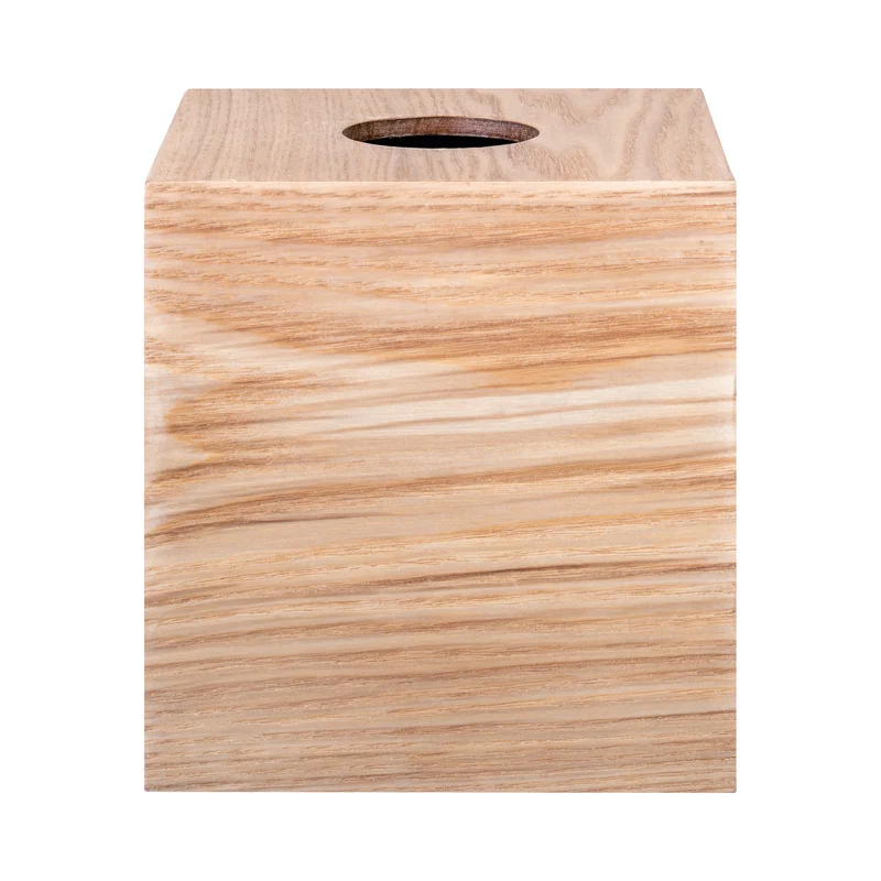 WILO tissuehouder vierkant hout
