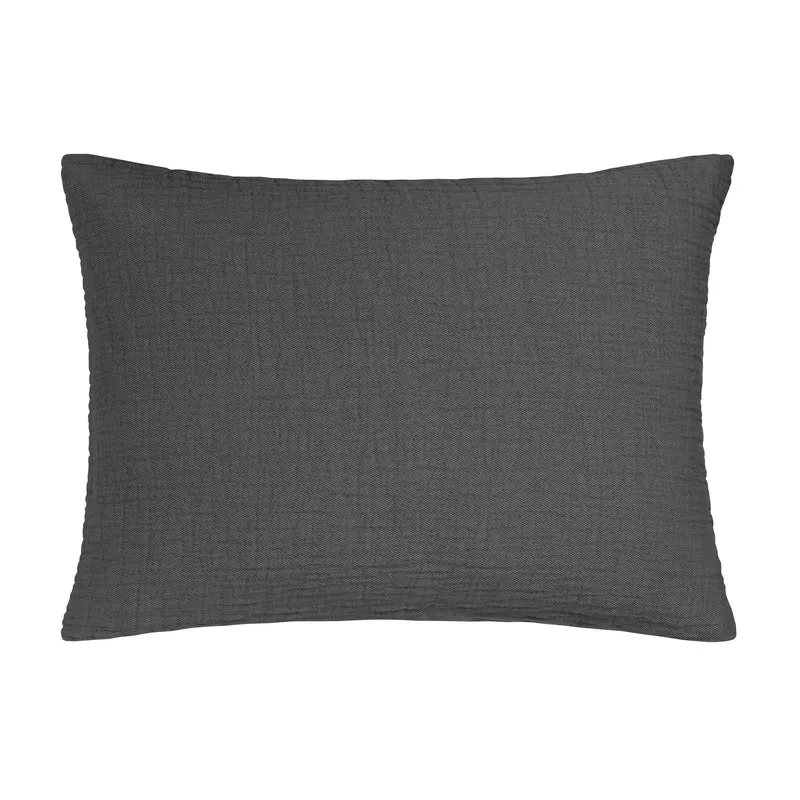 PURE 68 kussensloop Off Black 40x55 cm