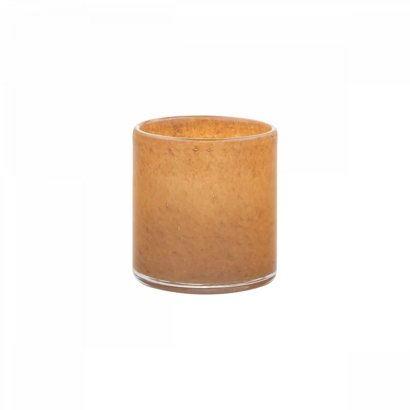 SAGA windlicht Tan small