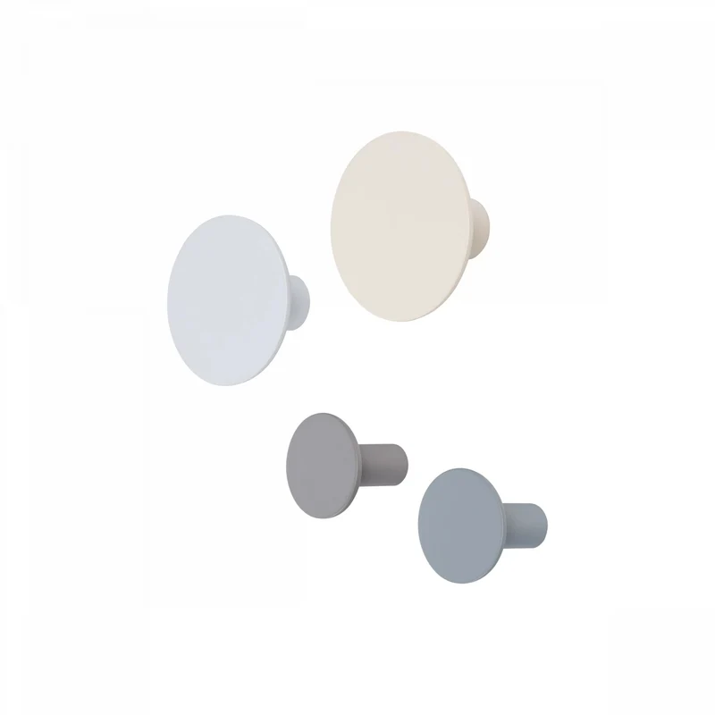 PONTO wandhaken Warm Grey (set/4)