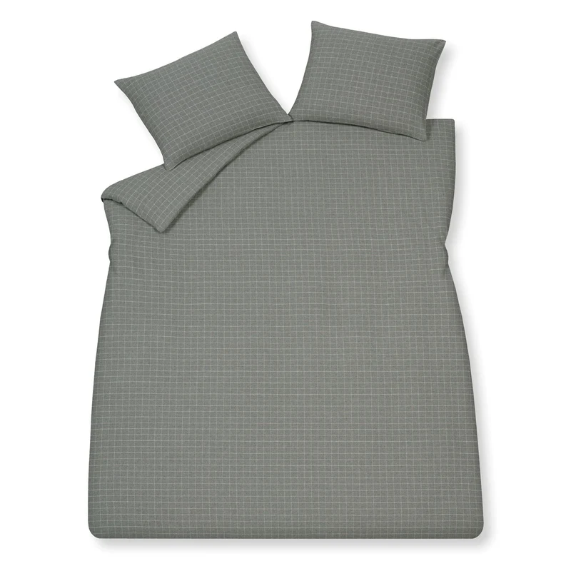 Dekbedovertrek GOTENBURG Grey 240x220 cm (flanel)