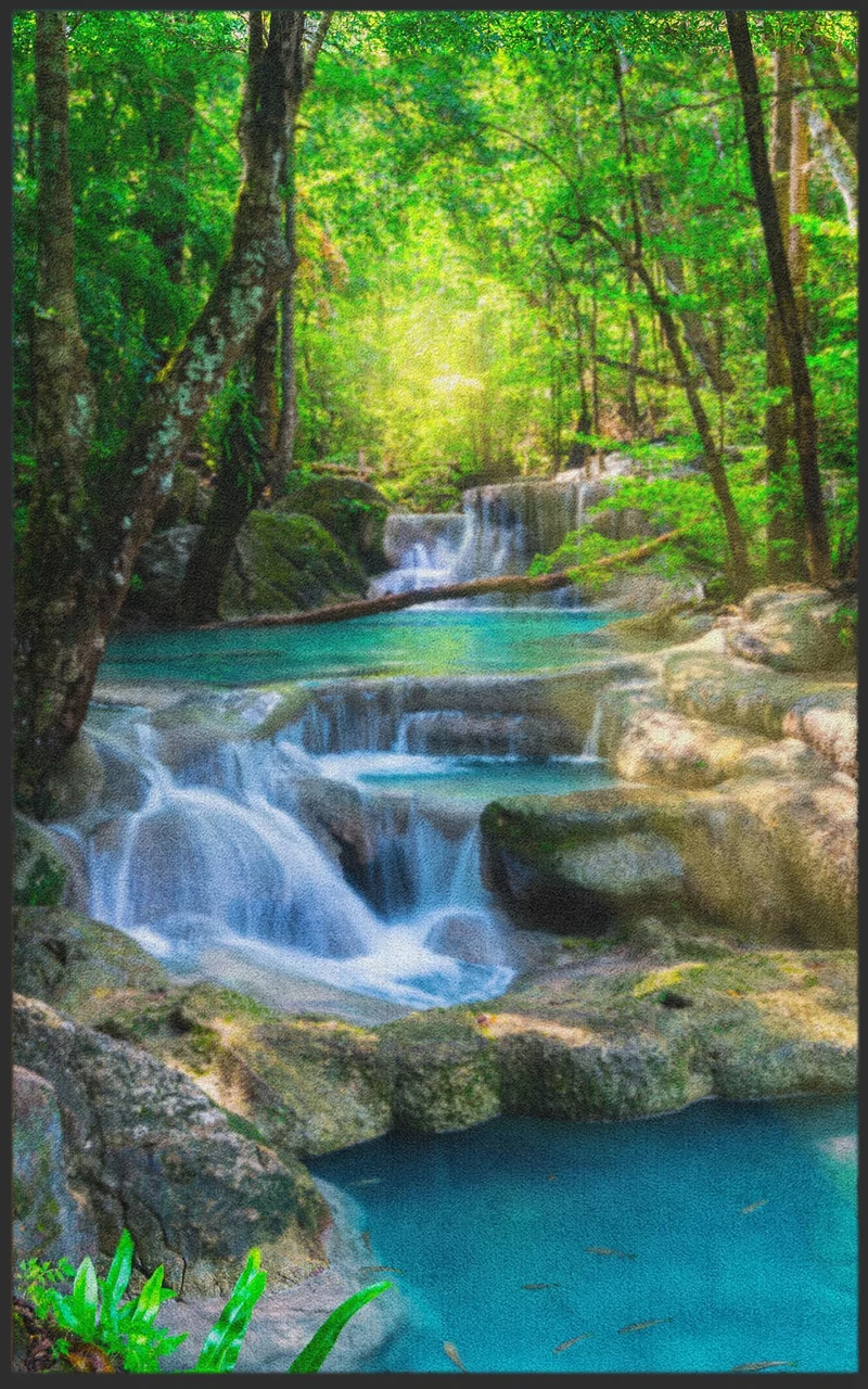 Sauberlaufmatte Wasserfall 7165