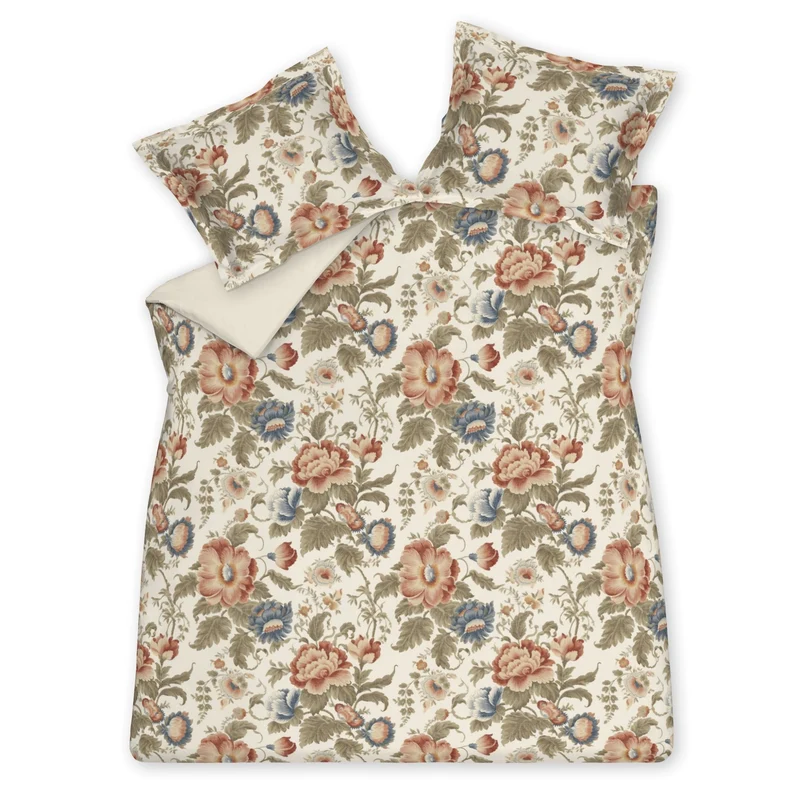 Dekbedovertrek ROMANCE Cream Tan 240x220 cm (satijnkatoen)