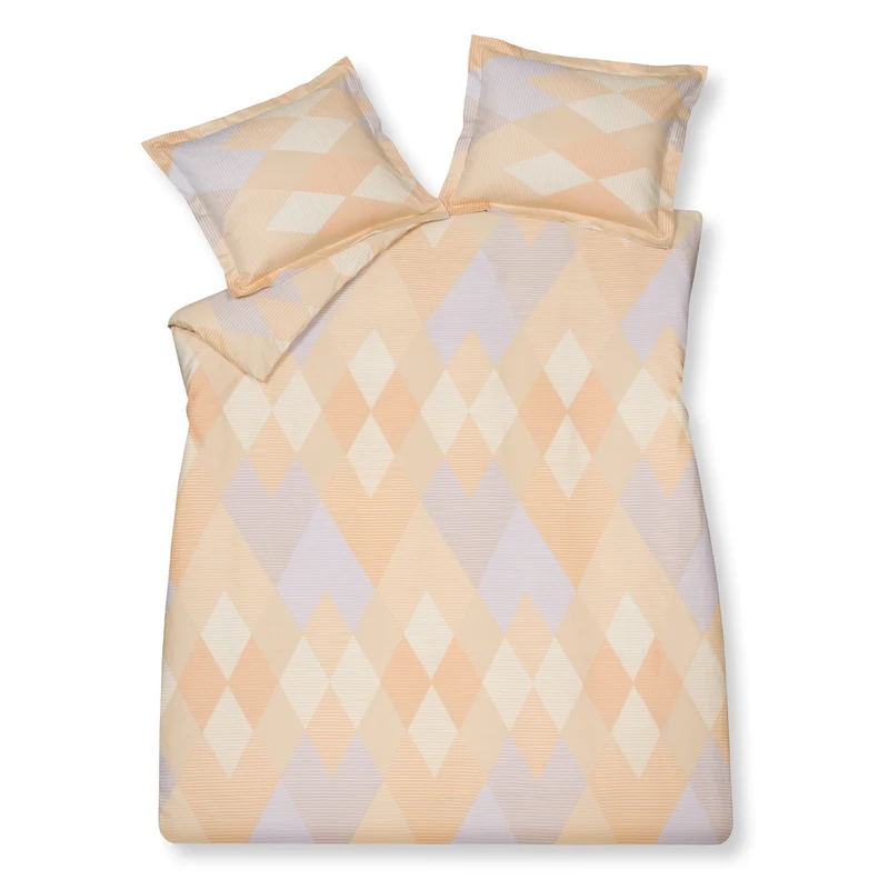 Dekbedovertrek GLAZE Apricot Blush 240x220 cm (satijnkatoen)