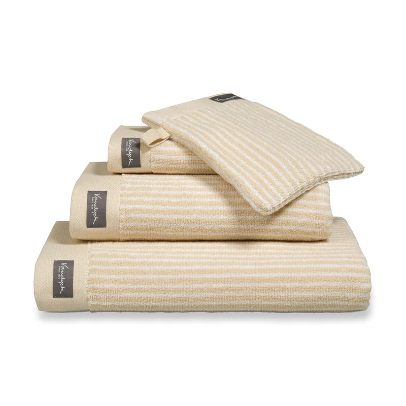 HOME gastendoek Petit Ligne Bleached Sand (set/6)