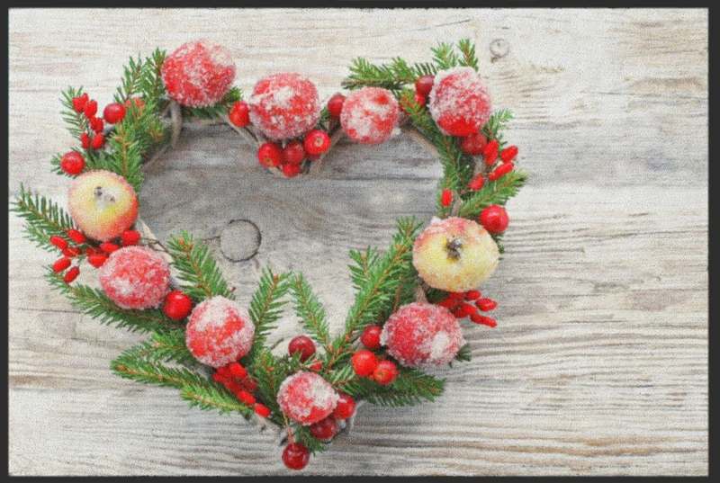 Sauberlaufmatte Weihnachten Apfel 6320