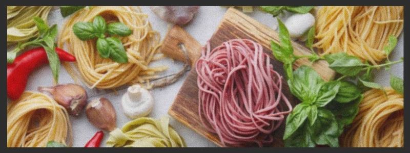 Küchenteppich Spaghetti 4438