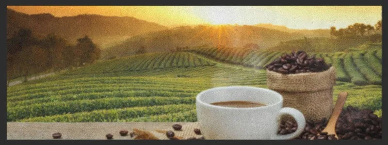 Küchenteppich Kaffee 4347