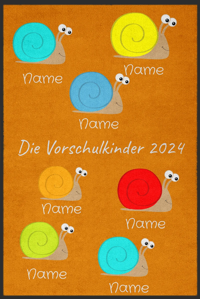 Sauberlaufmatte Abschiedsgeschenk Kindergarten individuell 6008