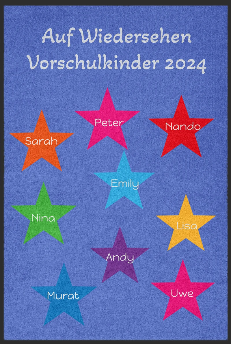 Kita Abschiedsgeschenk Sauberlaufmatte 6003