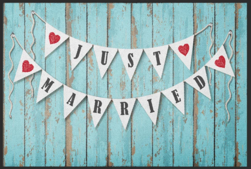 Sauberlaufmatte Just Married 6128