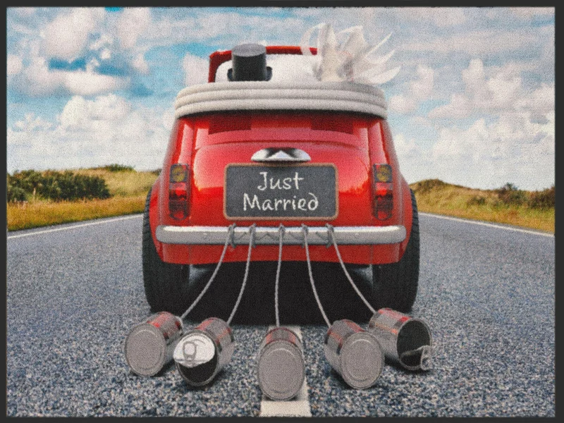 Sauberlaufmatte Hochzeit 4983