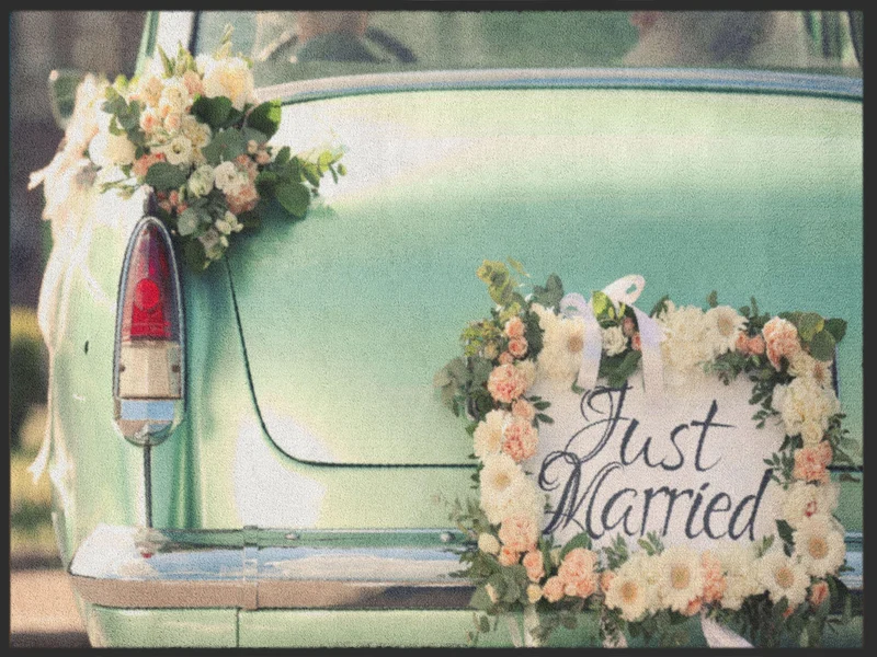 Sauberlaufmatte Just Married 4964