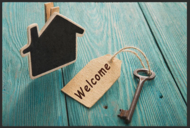 Sauberlaufmatte Welcome Haus 4573