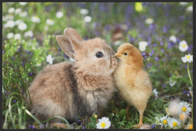 Sauberlaufmatte Küken und Hase 4537