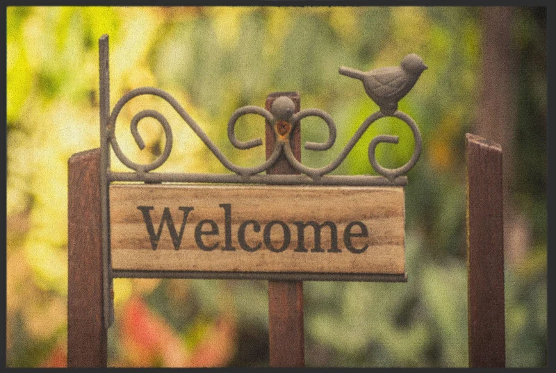Sauberlaufmatte Welcome Schild 4679