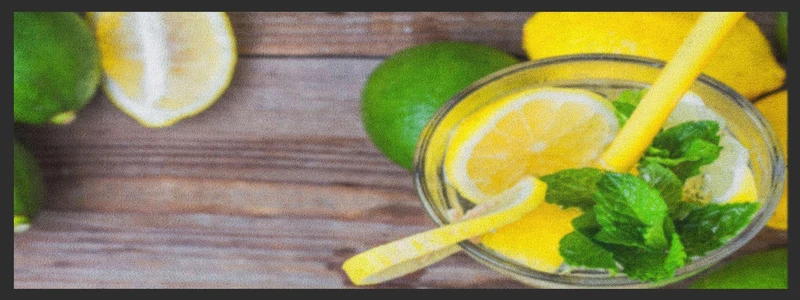 Küchenteppich Limonade 4399