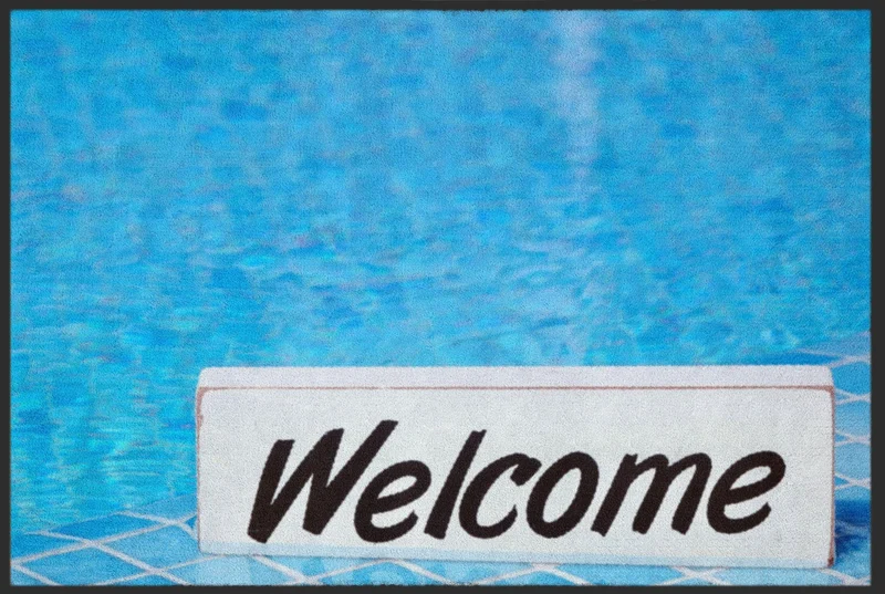 Sauberlaufmatte Welcome Swimmingpool 4791