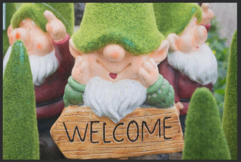 Sauberlaufmatte Welcome Gartenzwerg 4774