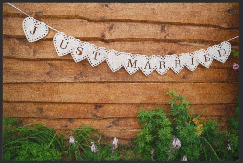 Sauberlaufmatte Hochzeit 4255